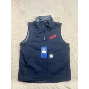 Carhartt Super Dux Vest Men's Size M Black AHOD Relaxed Fit Workwear OV5535